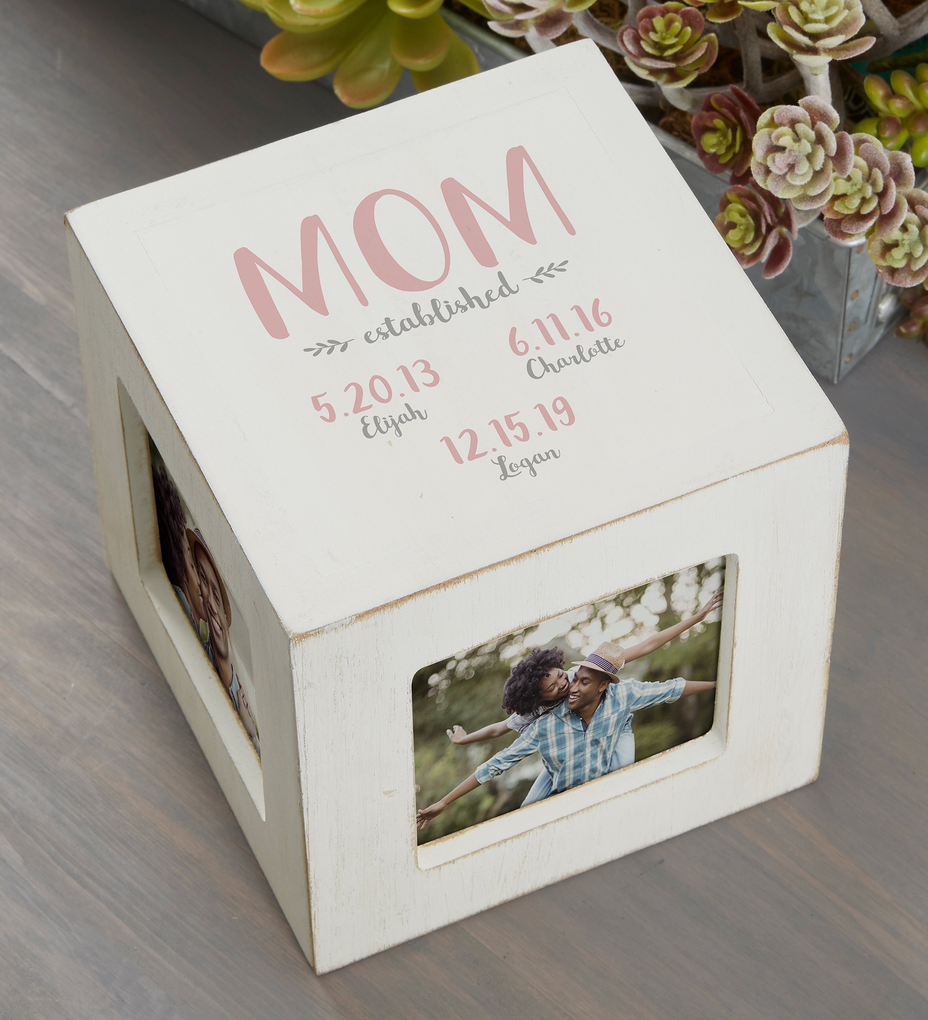 Mom Established Personalized Photo Cubes